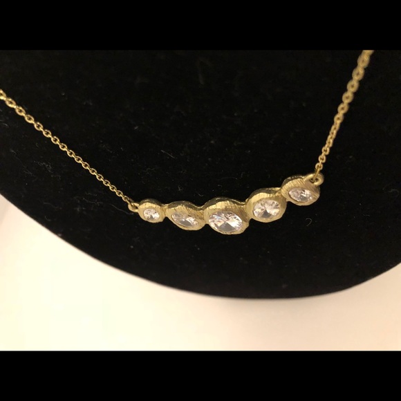 Rhinestone Necklace 16-18” - Picture 3 of 6